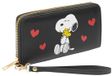 Bol Portefeuille pour femme avec fermeture éclair et compartiments pour cartes - Cadeau parfait pour elle, Noir moderne