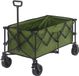 AXI SB141 Opvouwbare Bolderwagen XL – Chariot de plage Vert – Avec barre de traction, freins et housse – Capacité de charge de 100 kg – Facile à transporter - Métal