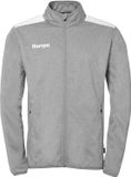 Kempa Trainingsjack Emotion 27 Poly-jack 2005125 Mannen Dark Grau Melange/Weiß XXXL