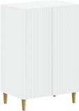 vidaXL Schoenenkast ARNHEM 59,5 x 39,5 x 90 cm Bewerkt hout Wit