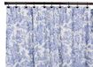 Ellis Curtain Victoria Park Toile douchegordijn - blauw