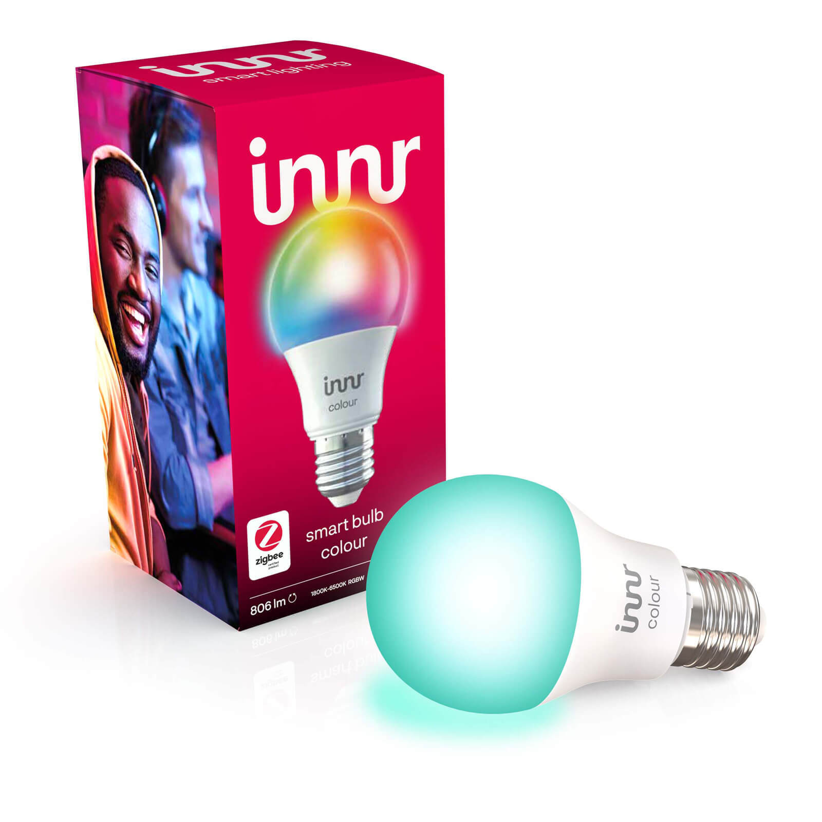 Innr Smart Lamp E27 - wittinten en kleur - Zigbee 3.0