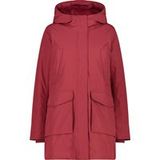 CMP Parka à capuche Femme, pivoine, XS, Polyester, hydrofuge