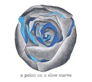 Dans un cercle, un point sur une courbe lente