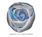 Dans un cercle, un point sur une courbe lente