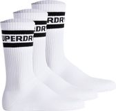 Superdry - Halflange Coolmax Sport sokken - Dames - Sokken - white multi - 36-38