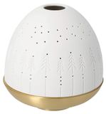 Räder bougeoir à bougie chauffe-plat, mix, pin, blanc