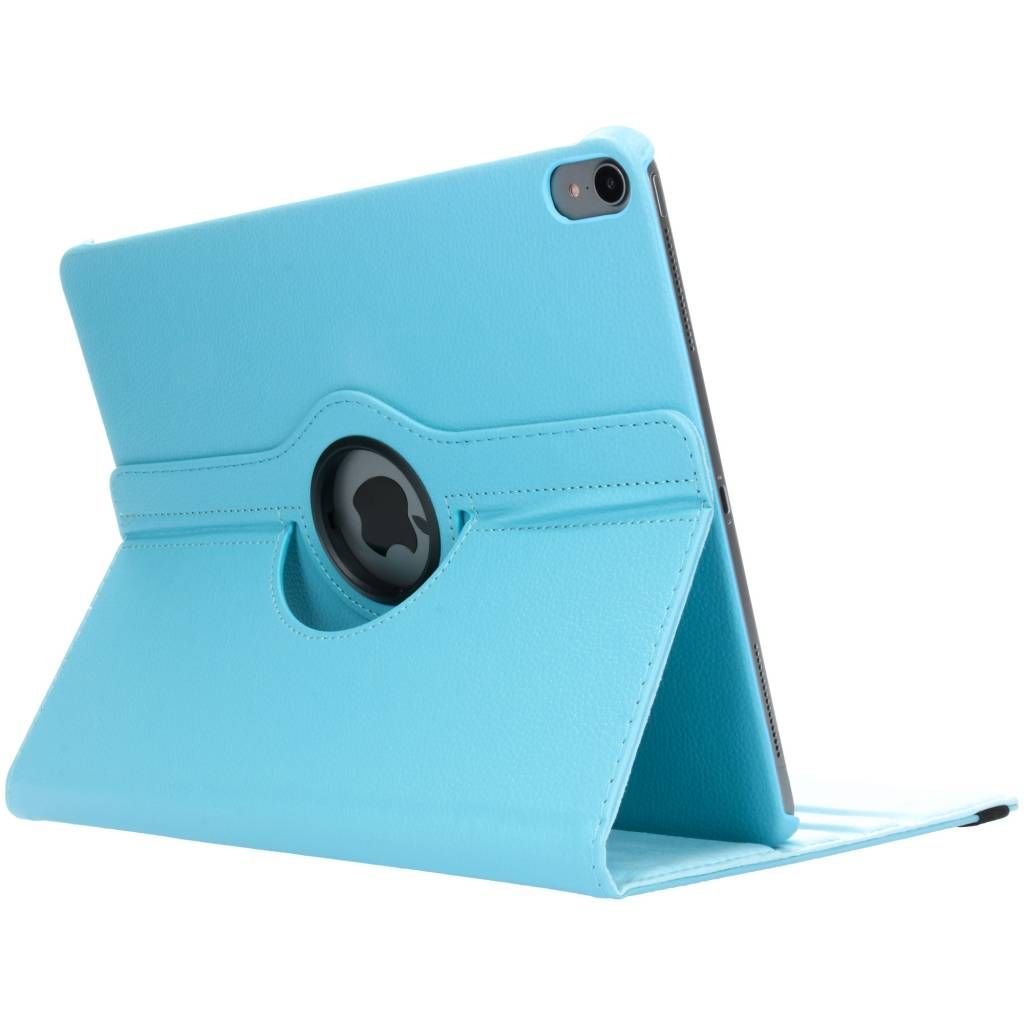 Lichtblauwe 360° draaibare tablethoes voor de iPad Pro 12"