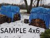Tapis de sol imperméable - Protection pour extérieur - 4 x 8 m