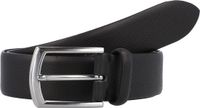 LLOYD Leren Riem Leather Belt 3.5 W90 Black Zwart