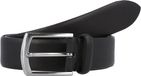 LLOYD Leren Riem Leather Belt 3.5 W90 Black Zwart