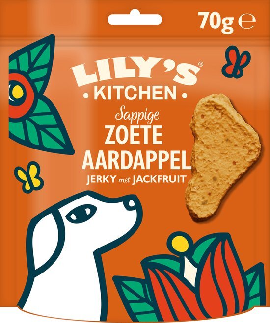 Lily&#39;s Kitchen - Hondensnacks - Jackfruit &amp; Zoete aardappel - 8x70g