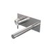 Brauer Brushed Edition Robinet de lavabo encastrable avec bec droit et plaque de recouvrement Modèle B2 Inox brossé PVD
