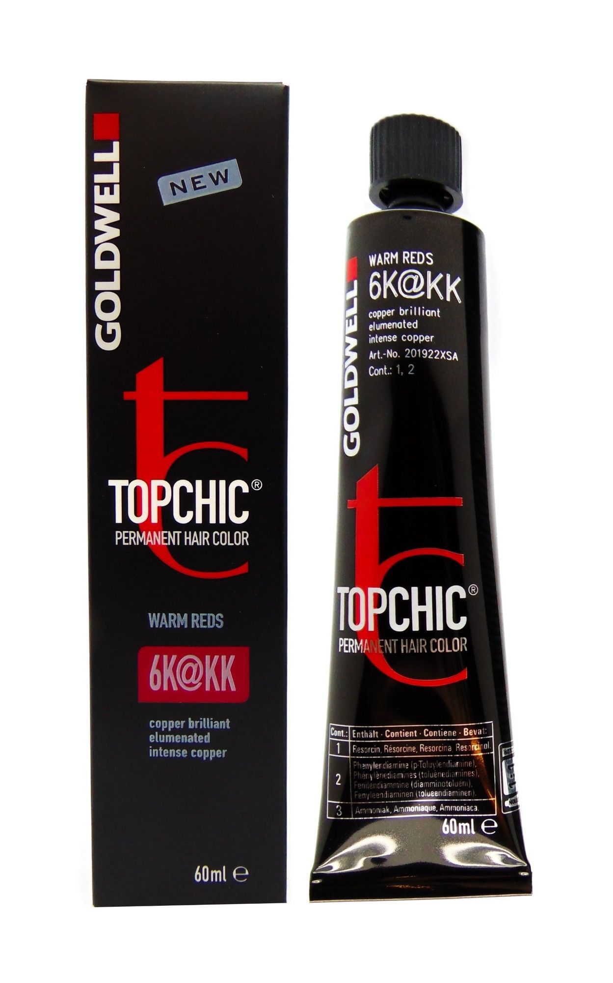 Goldwell Topchic The Red Collection Hair Color Tube 6K@KK 60ml