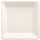 PAPSTAR 50 Borden van suikerriet pure hoekig 15,5 cm x 15,5 cm wit