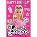Barbie verjaardagskaart - 3D-effect - Lenticulaire kaart - Fantastische kaart voor alle gelegenheden