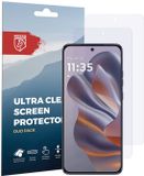Rosso Screen Protector Geschikt voor Motorola Edge 60 Neo | Ultra Clear Duo Pack | TPU Folie | Case Friendly Beschermfolie | 2 Stuks