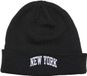 Mister Tee New York Beanie Muts Zwart