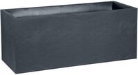EDA Plantenbak - Bloembak - 98L - 99,5 x 39,5 x 43,5 cm - Antraciet