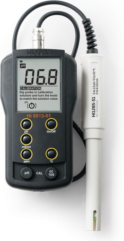 Hanna HI9813-5N pH-/EC/TEMP COMBINATIE-meter