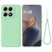 Motorola Coque Motorola Edge 70 Pro en silicone liquide avec dragonne - Verte