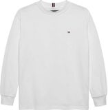 Tommy Hilfiger Essential T-shirt Met Lange Mouwen Wit Jongen