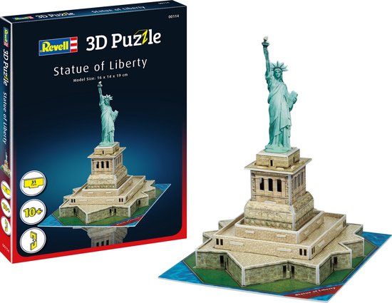 Revell 00114 Statue of Liberty 3D Puzzel - 31 Stukjes - 14+