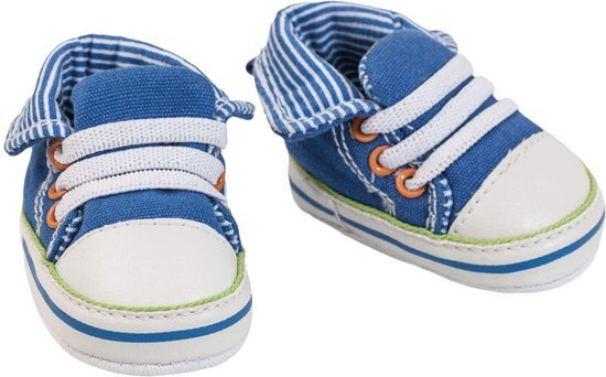 Heless Poppenschoenen Sneaker Meisjes 38-45 Cm Blauw