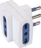 Poly Pool PP0452 Type L (IT) Universeel Blauw, Wit netstekker adapter