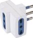 Poly Pool PP0452 Type L (IT) Universeel Blauw, Wit netstekker adapter