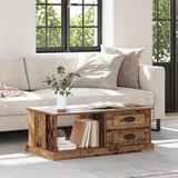 vidaXL Salontafel Oud Hout 90 x 50 x 35 cm
