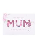 UK Greetings Moederdagkaart voor mama van ons beiden - roze bloemenontwerp