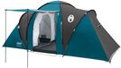Coleman Spruce Falls 4 - 4 Person Tent - 2m Standing Height - Waterproof and Lightweight - Blue/Black