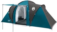 Coleman Spruce Falls 4 - 4 Person Tent - 2m Standing Height - Waterproof and Lightweight - Blue/Black