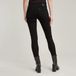 G-Star Lynn Mid Skinny Wmn Jeans Noir Pitch Coton Élasthanne 28/34