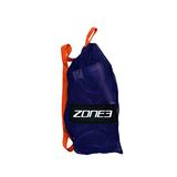 Traje ZONE3 Small Mesh Training Snorkeltas, zwart, Eén maat