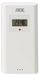 Merkloos ADE Buitensensor WS1002 voor weerstation vervanging | kanalen 1-3 | met display | compatibel met ADE WS2301, WS2402, WS2506 | wit