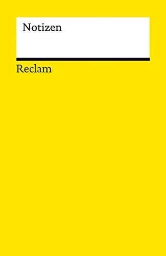 Notizen Reclam Notizen (gelb)
