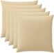 vidaXL - Kussensloop - 6 stuks - HEERLEN - Beige - 65 x 65 cm - Polyester