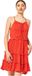 Superdry Vintage Broderie Cami Jurk Rood XL Vrouw