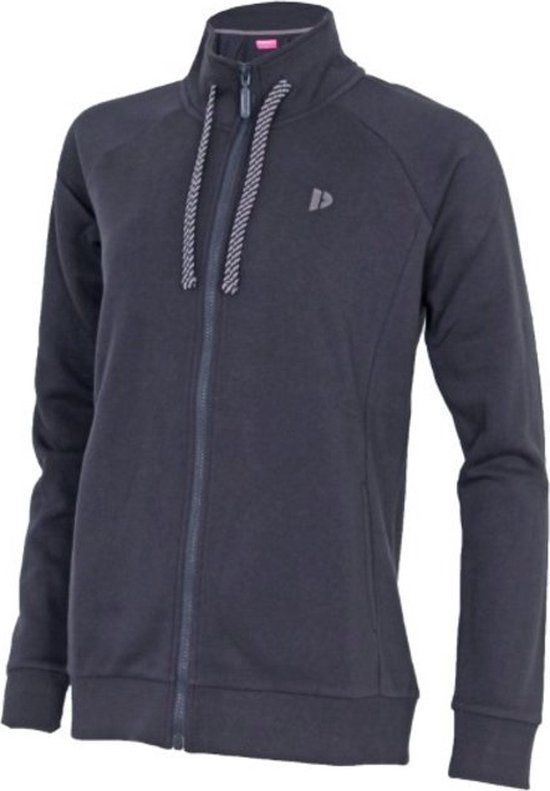 Donnay Dames Vest Amber met opstaande kraag - Navy - Maat L