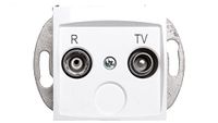 CARLA R-TV antenneaansluiting wit 1752-10 elektro-plast nasielsk 5901752635111