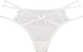 Hunkemöller Dames Lingerie String Melda - Wit - maat 2XL