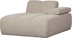WOOOD Mojo Chaise Longue Elementenbank Rechts - Bouclé - Beige