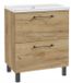 Deftrans Cassandra Serie Badkamermeubel met Wastafel - 80x80cm - Dąb Craft