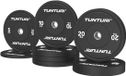 Tunturi Platinum bumperplates - Halterschijven - Set 90kg - Zwart