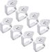 Unyqoos® Inox klemmen (verpakking van 8)