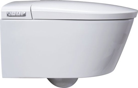 VAN MARCKE Douche toilet eve home van marcke smart toilet met softclose zitting en afstandsbediening glans wit