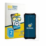BROTECT - Screenprotector voor Doogee V50 - Folie Beschermfolie transparant 2 Stuks