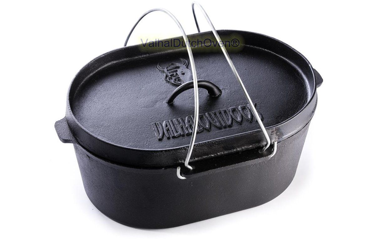 Valhal Dutch Oven 9L Ovaal - 7081252628894